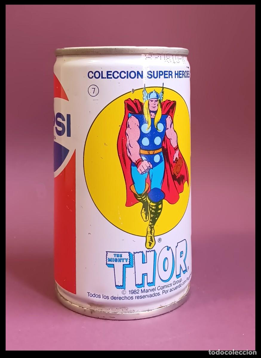 C&oacute;mics: LATA PEPSI MARVEL COMIC THOR. COLECCION 1982.