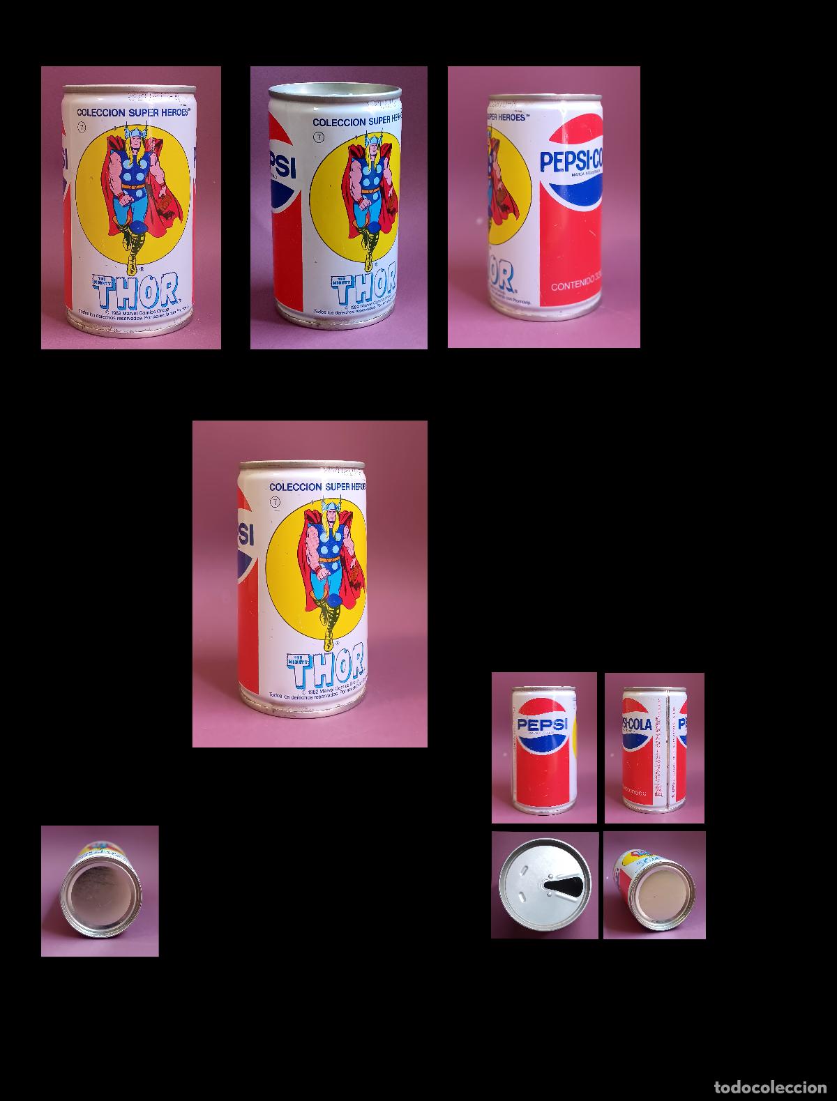 C&oacute;mics: LATA PEPSI MARVEL COMIC THOR. COLECCION 1982. - Foto 2
