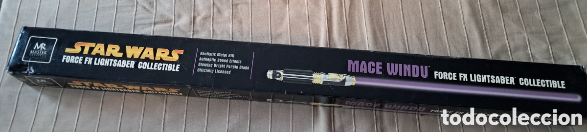 C&oacute;mics: Star Wars Mace Windu Sable de Luz Force FX