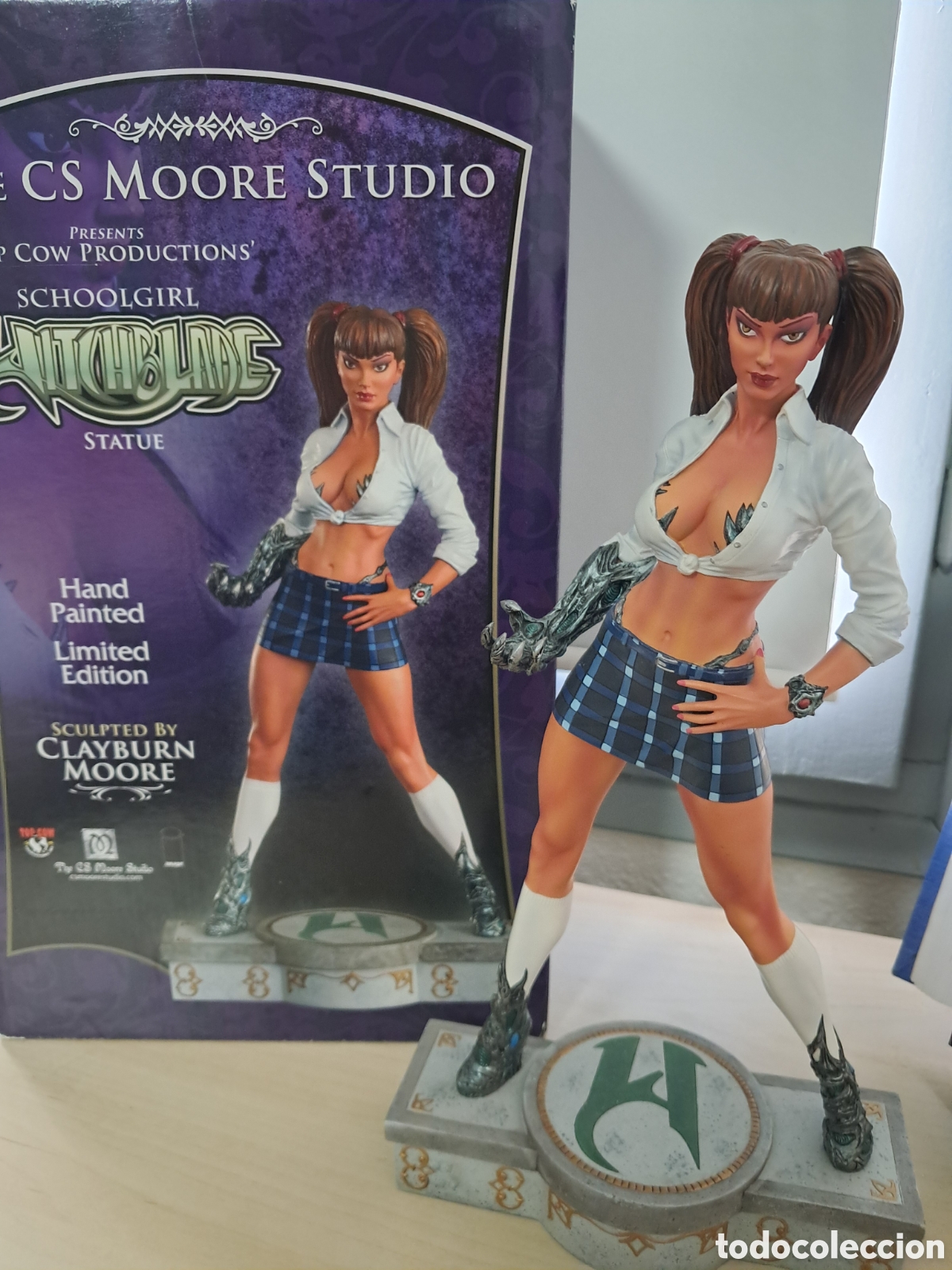C&oacute;mics: Estatua Witchblade Schoolgirl CS Moore Studio