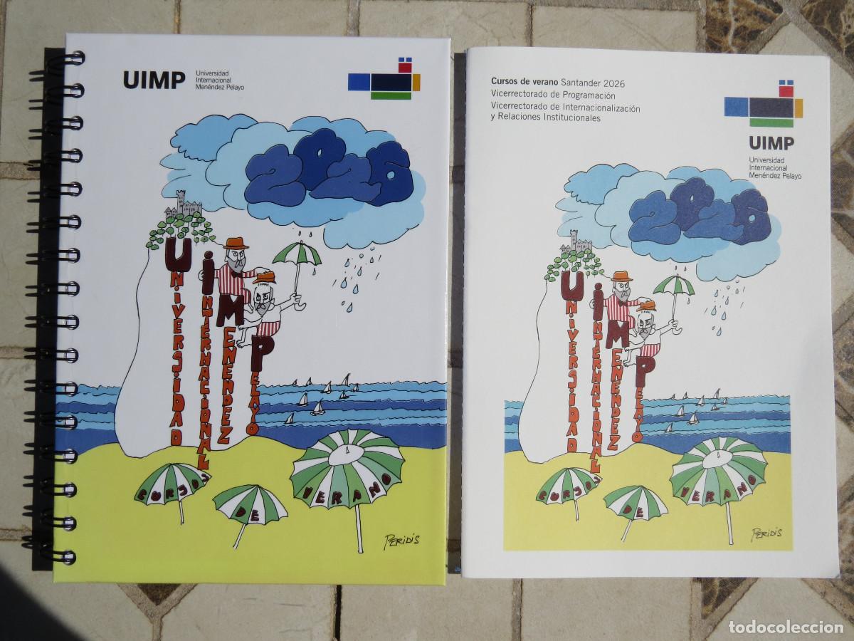 C&oacute;mics: Libreta + folleto dise&ntilde;o Peridis 2026 UIMP Universidad Internacional Men&eacute;ndez Pelayo