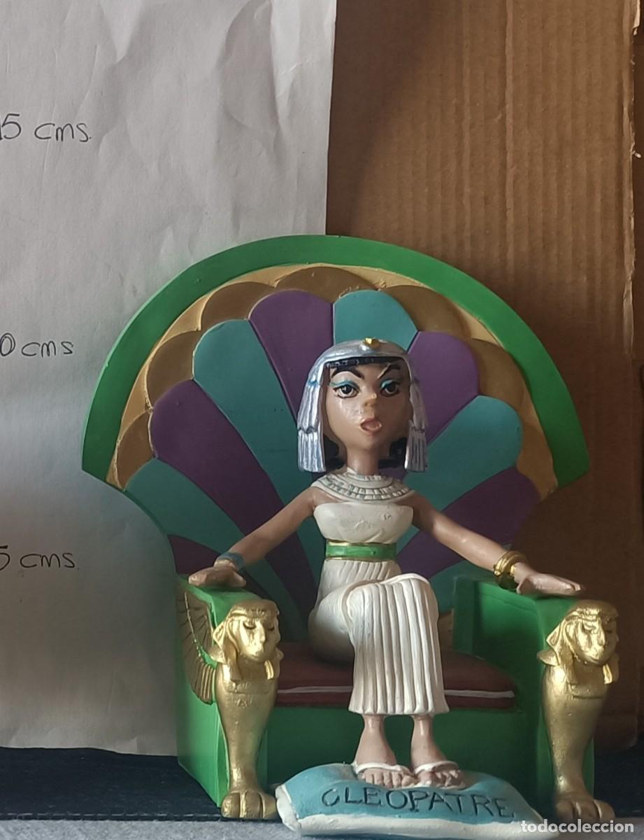 Fumetti: Figura Resina Cleopatra La Gaule et l'Empire Romain avec Ast&eacute;rix 26 Atlas Plastoy