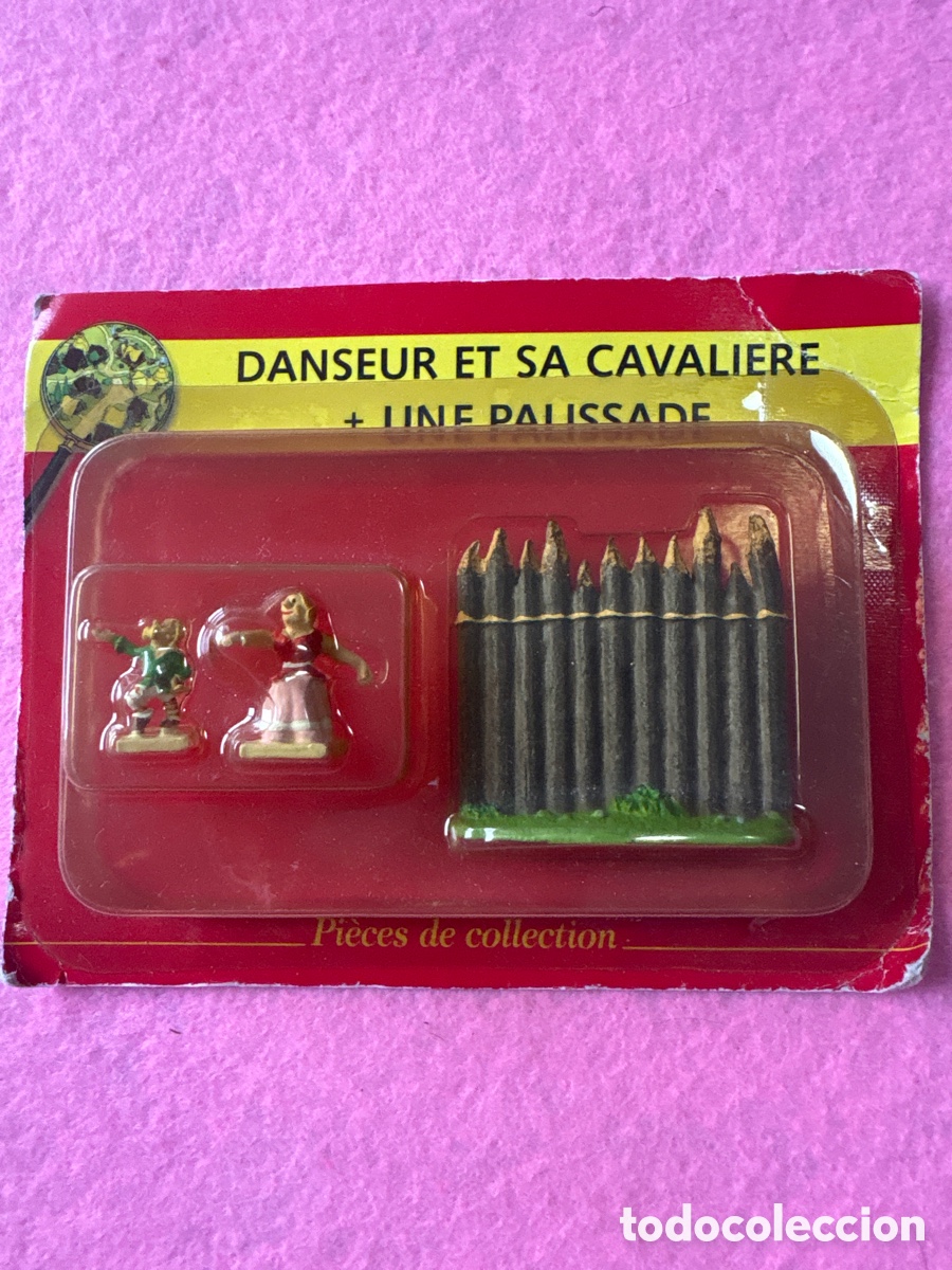 C&oacute;mics: Figura a escala de colecci&oacute;n Asterix y Obelix, Plastoy 2004, Francia (A21)