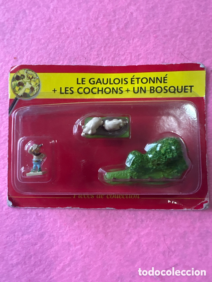 Comics: Figura a escala de colecci&oacute;n Asterix y Obelix, Plastoy 2004, Francia (A21)