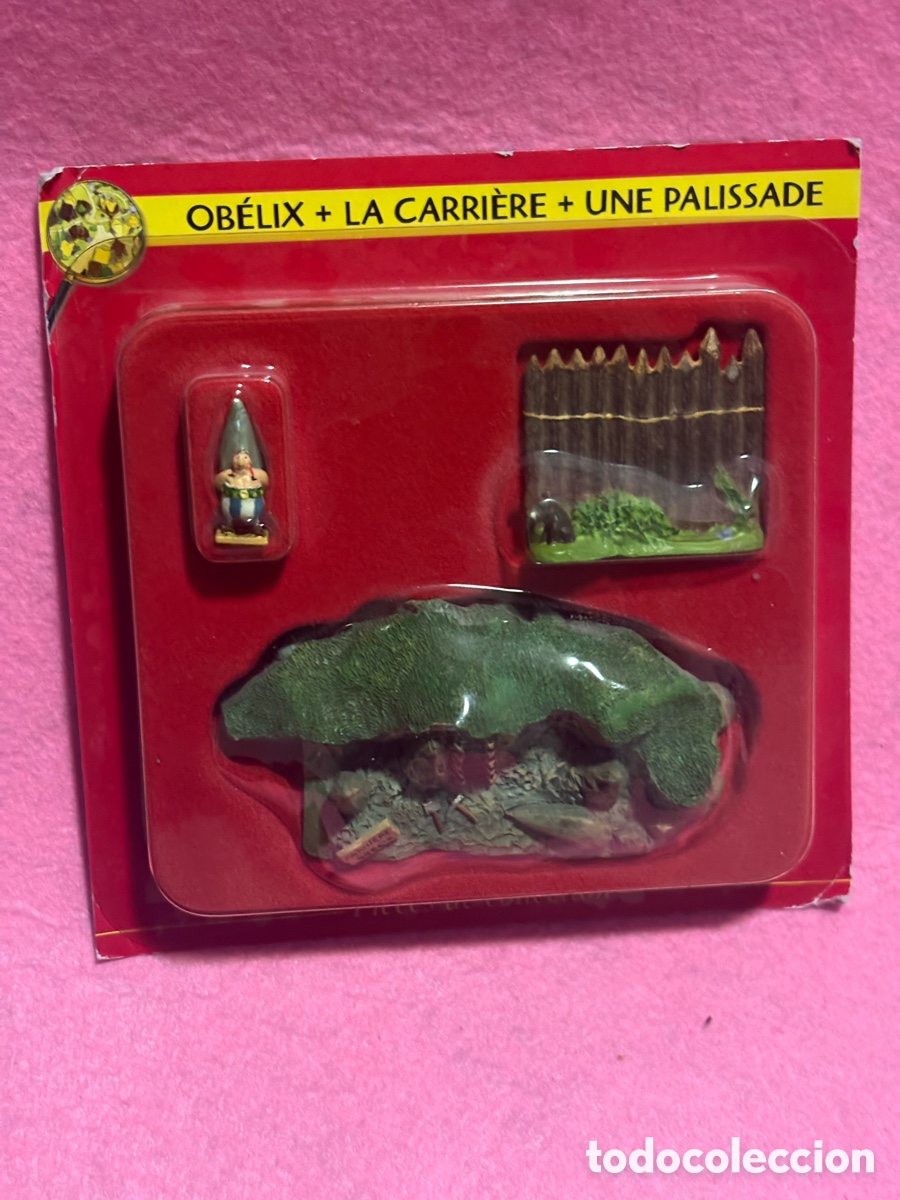 Comics: Figura a escala de colecci&oacute;n Asterix y Obelix, Plastoy, Francia (A23)