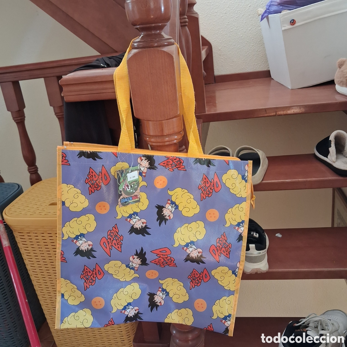 C&oacute;mics: DRAGON BALL TOEI B.S.T ORIGINAL Bolsa raf&iacute;a 40x40x20 cm con cierre cremallera. Nueva sin usar