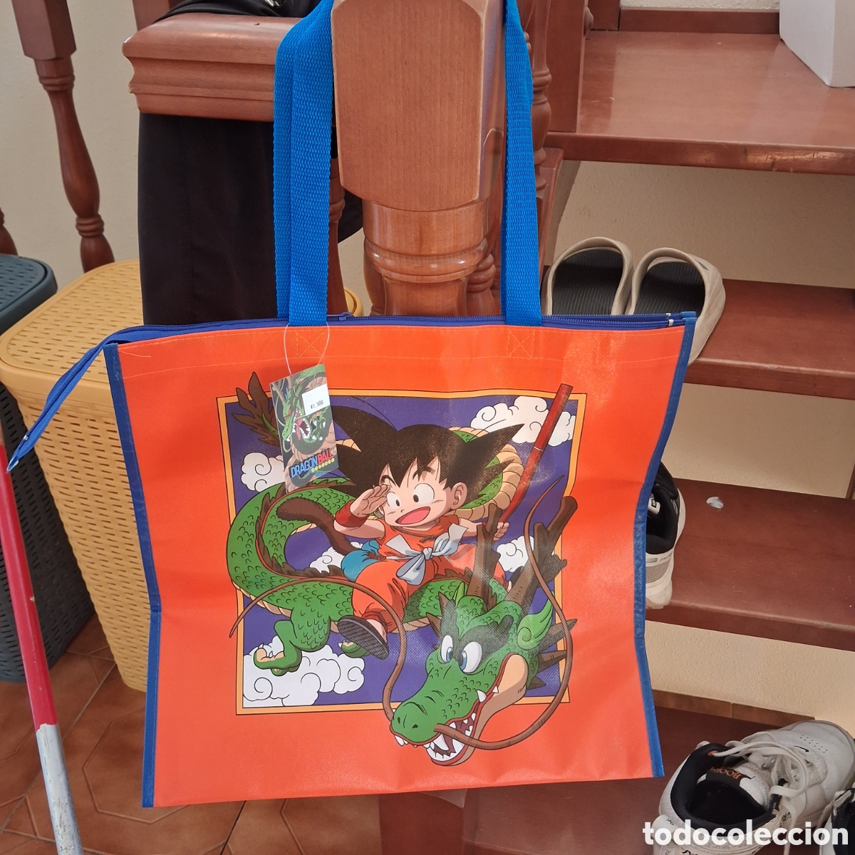 C&oacute;mics: DRAGON BALL TOEI B.S.T ORIGINAL Bolsa raf&iacute;a 40x40x20 cm con cierre cremallera. Nueva sin usar