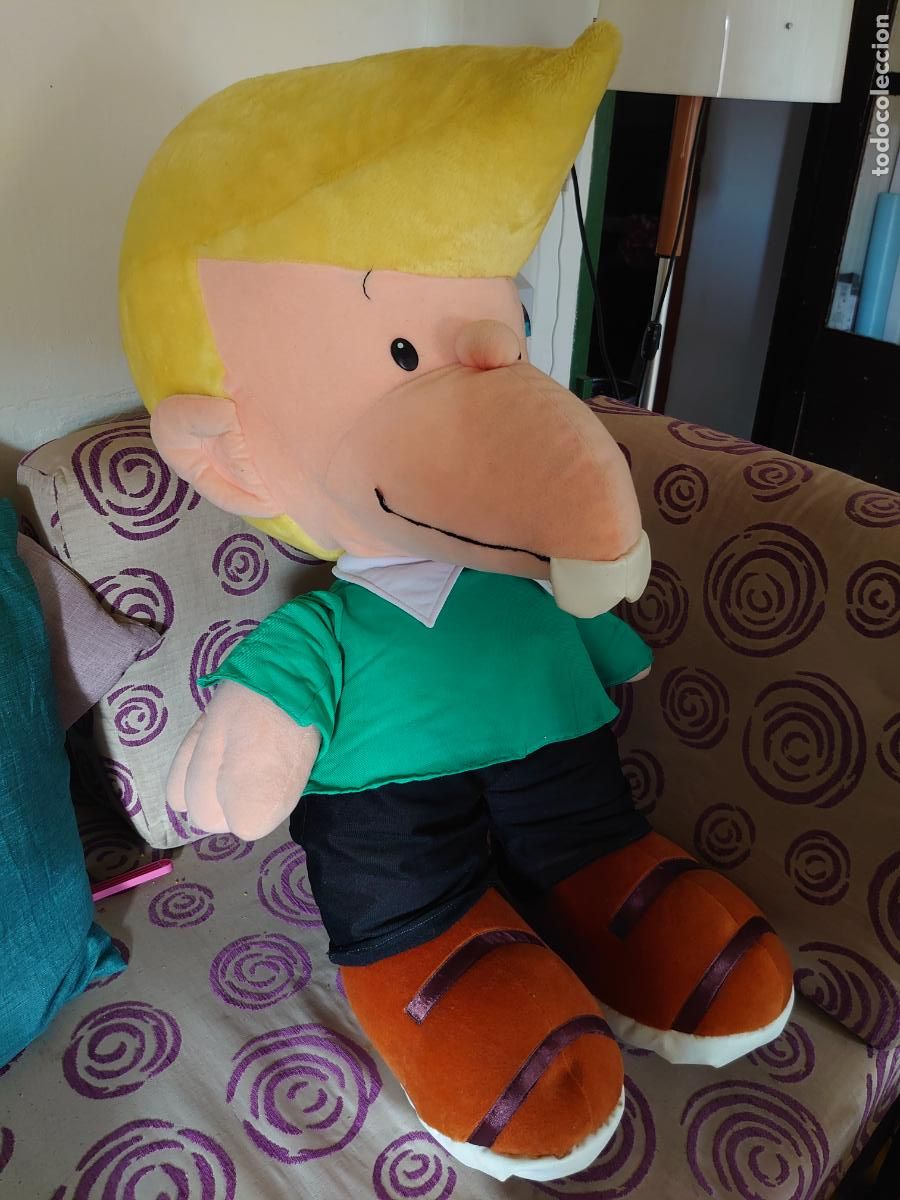 C&oacute;mics: MU&Ntilde;ECO PELUCHE GIGANTE FELIPE DE MAFALDA. 90 cm VINTAGE