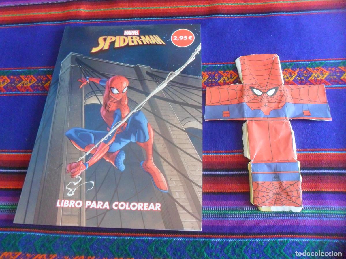 C&oacute;mics: SIN USO, MARVEL SPIDER-MAN LIBRO PARA COLOREAR PLANETA 2021. REGALO DADO SPIDERMAN. MBE.