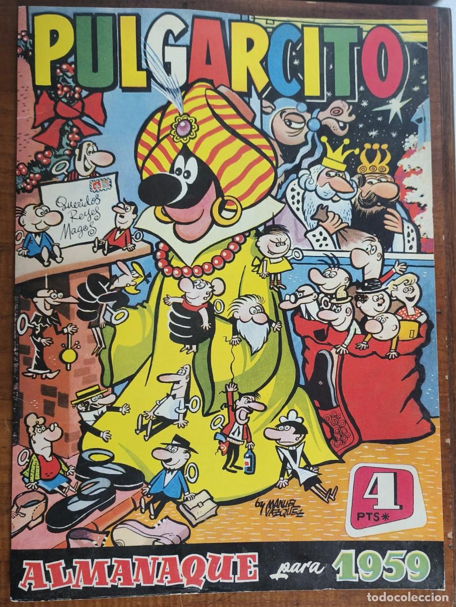 C&oacute;mics: CL&Aacute;SICOS DEL HUMOR -- PORTADAS DE ALMANAQUES DE PULGARCITO
