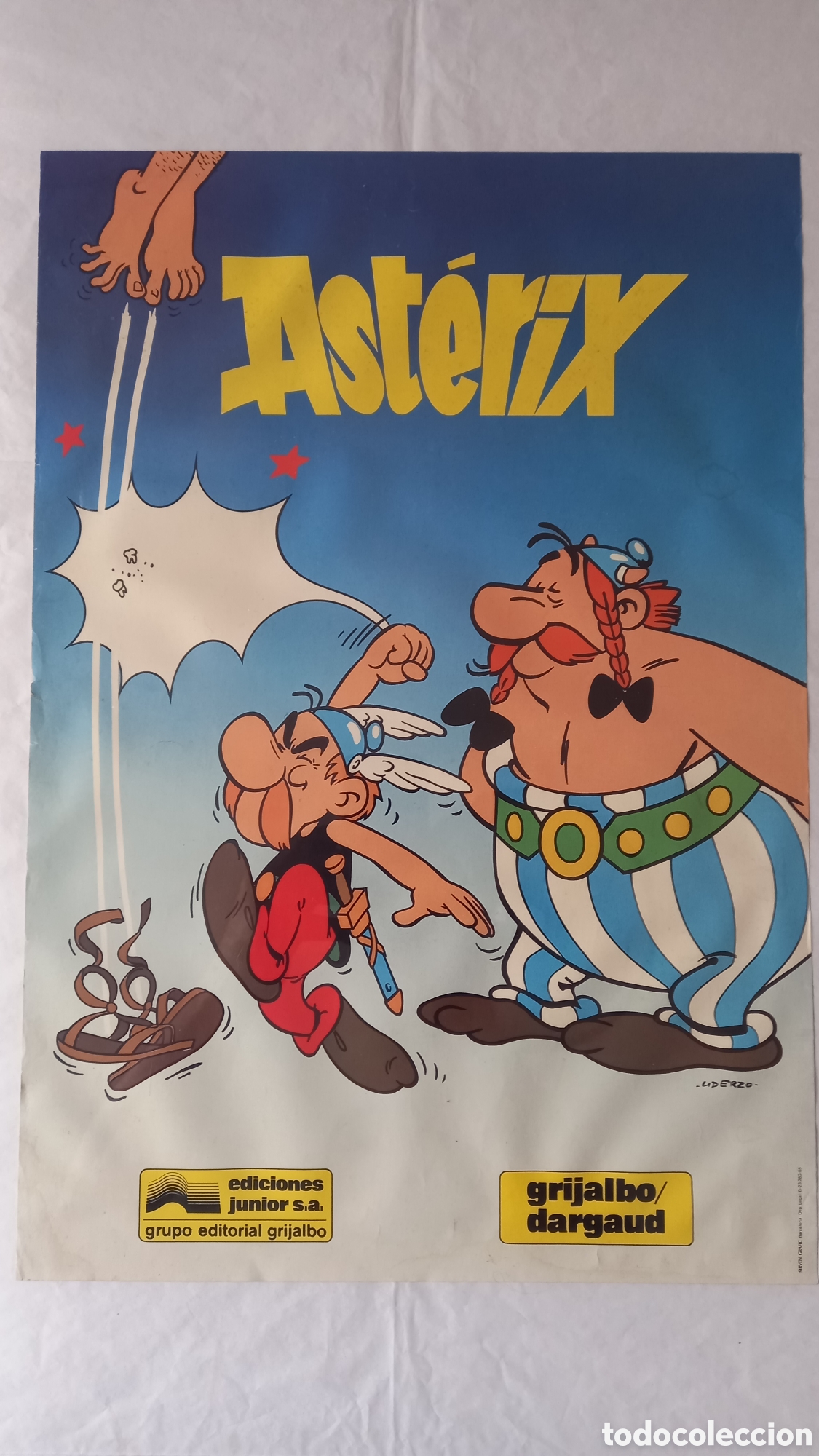 C&oacute;mics: Asterix. Cartel 48 x 33 ctms. GRIJALBO