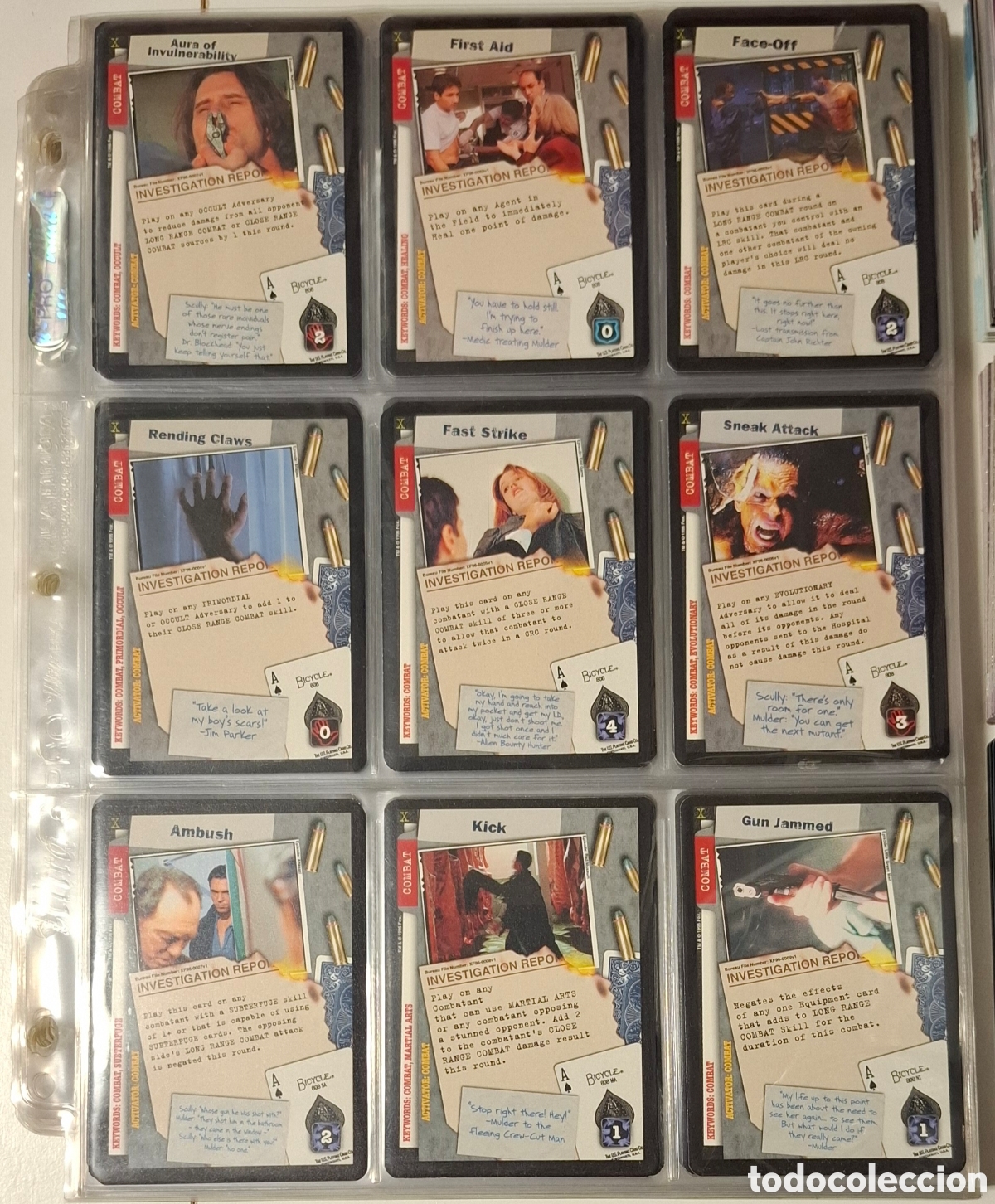 C&oacute;mics: X-Files ccg Premiere set completo 354 cards