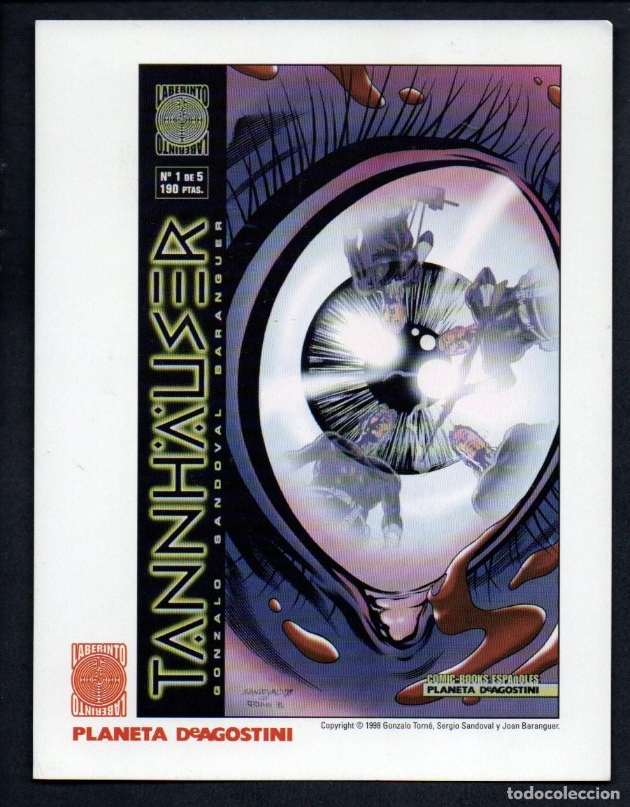 C&oacute;mics: POSTAL COMICS - PLANETA DeAGOSTINI 1998. TANNH&Auml;USER N&ordm; 1 - LABERINTO. 14 X 18,3 CM.