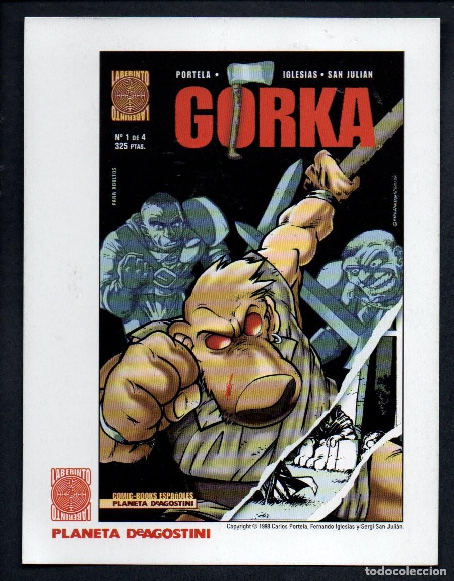 C&oacute;mics: POSTAL COMICS - PLANETA DeAGOSTINI 1998. GORKA - LABERINTO. PORTELA, IGLESIAS, SAN JULIAN.