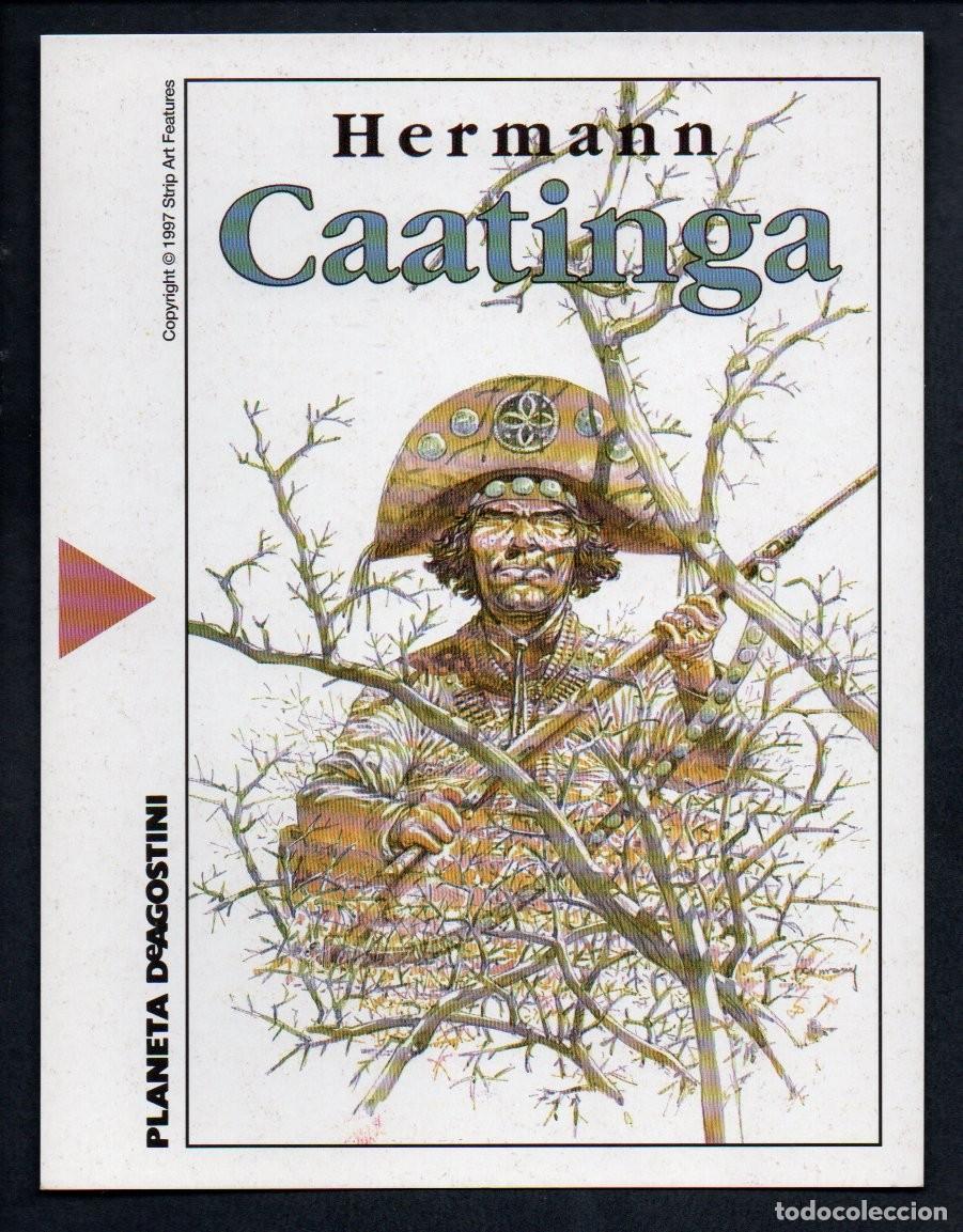 C&oacute;mics: POSTAL COMICS, PLANETA DeAGOSTINI. HERMANN - CAATINGA. COPYRIGHT 1997. 14 X 18,3 CM.