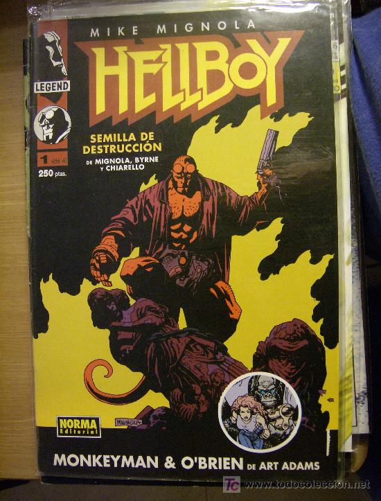 C&oacute;mics: Hellboy: Semilla de destrucci&oacute;n. cOMPLETA. 4 N&Uacute;MEROS. Norma, 1995 - Foto 1