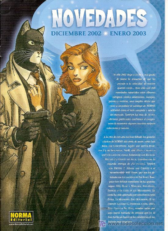 C&oacute;mics: Bolet&iacute;n de novedades de Norma Editorial Comics. Diciembre 2002. - Foto 1