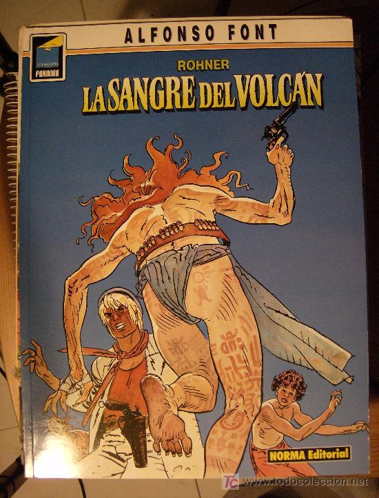 C&oacute;mics: Rohner: La sangre del volc&aacute;n. Norma, 1&ordf; ed, 1990. - Foto 1
