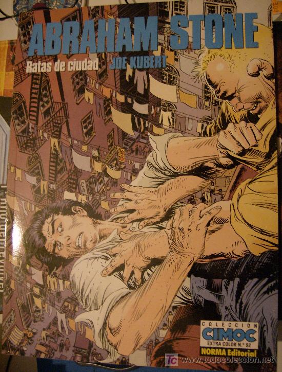 C&oacute;mics: Abraham Stone. C.E.C n&ordm; 92. Norma, 1992. Obra maestra de Joe Kubert. - Foto 1