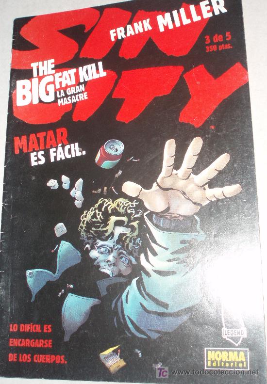 C&oacute;mics: SIN CITY ( MATAR ES FACIL) de FRANK MILLER. - Foto 1