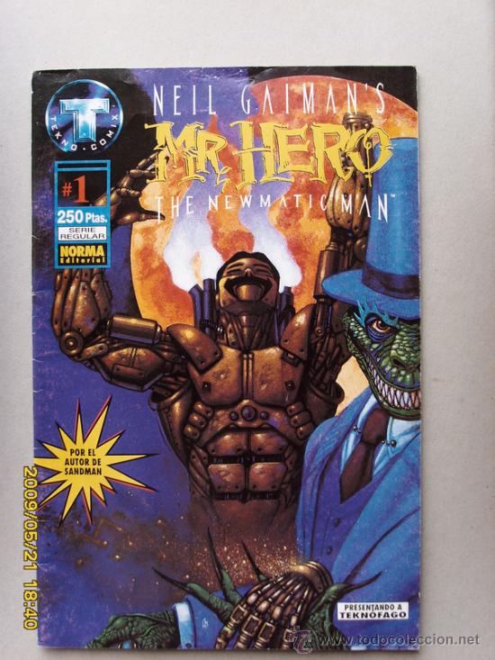 C&oacute;mics: MR. HERO- The Newmatic Man-Presentando a Teknofago - Foto 1