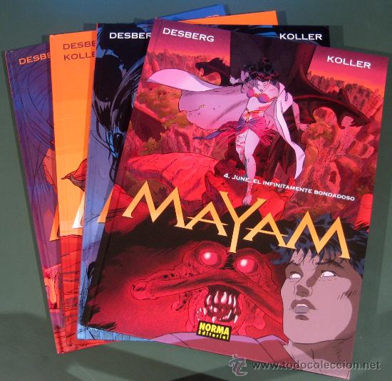 C&oacute;mics: MAYAM # 1 AL 4 - COMPLETA - (ED. NORMA) DESBERG - KOLLER - Foto 1