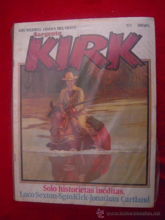 C&oacute;mics: SARGENTO KIRK & EL COMIC DE AVENTURAS KIRK - COMPLETA 14 NUM. - Foto 1
