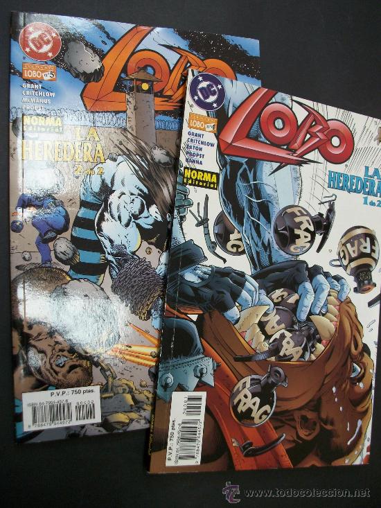 C&oacute;mics: COLECCION LOBO, NUMERO 4 Y 5, LA HEREDERA, COMPLETA - Foto 1