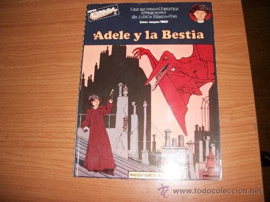 C&oacute;mics: ADELE Y LA BESTIA POR JACQUES TARDI. SUPER CIMOC N&ordm; 1. RIEGO EDICIONES. - Foto 1