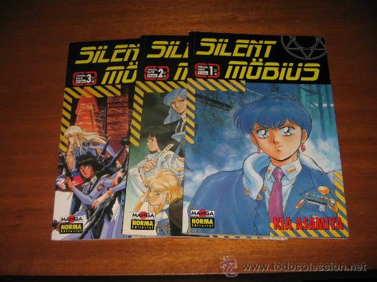 C&oacute;mics: Silent Mobius 1, 2 y 3 de 12 Norma Comic - Foto 1