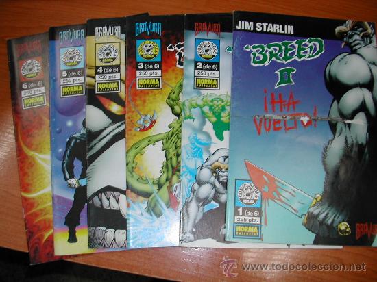 C&oacute;mics: C4894.  BREED II. SERIE COMPLETA 6 COMICS. ED. 1996. - Foto 1