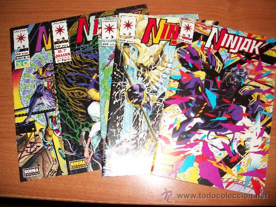 C&oacute;mics: NINJAK LOTE DEL N&ordm; 1 AL N&ordm; 5 EDITORIAL NORMA - Foto 1