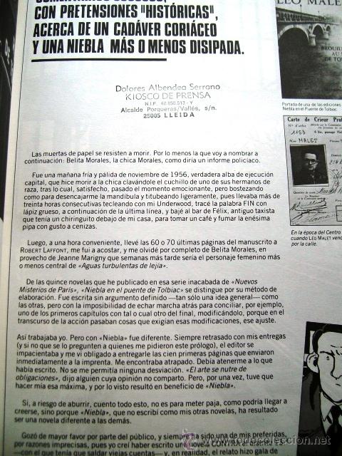C&oacute;mics: NIEBLA EN EL PUENTE DE TOLBIAC (1986) - Foto 2