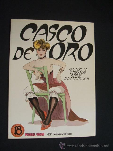 C&oacute;mics: CASCO DE ORO - EDICIONES LA TORRE - CON DEDICATORIA DE ANNIE GOETZINGER - - Foto 1