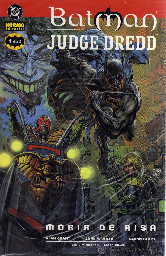 C&oacute;mics: Batman/Judge Dredd: Morir de risa n&ordm;1 y 2 - CJ123 - Foto 1