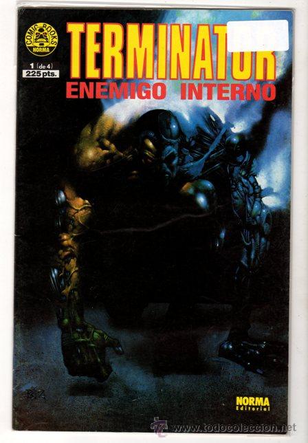 C&oacute;mics: TERMINATOR # 1 DE 4 - NORMA 1993 - ENEMIGO INTERNO - EXCELENTE - Foto 1