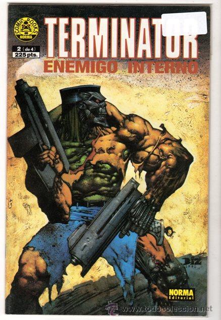 C&oacute;mics: TERMINATOR # 2 DE 4 - NORMA 1993 - ENEMIGO INTERNO - EXCELENTE - Foto 1