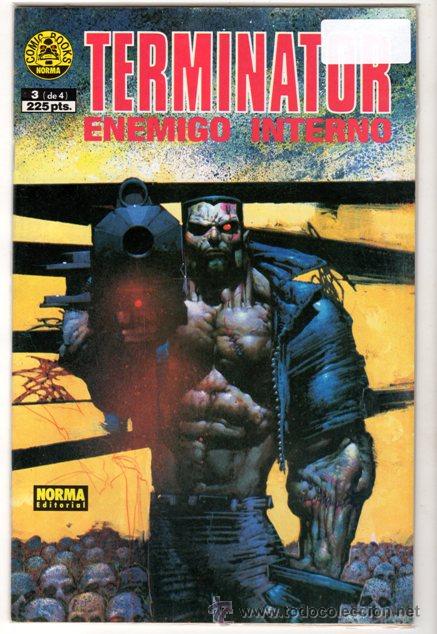 C&oacute;mics: TERMINATOR # 3 DE 4 - NORMA 1993 - ENEMIGO INTERNO - EXCELENTE - Foto 1