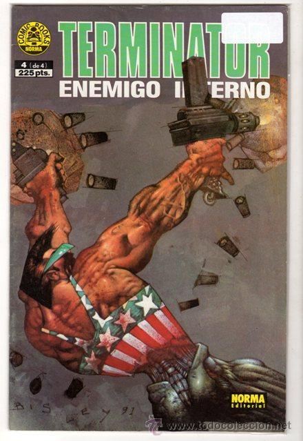 C&oacute;mics: TERMINATOR # 4 DE 4 - NORMA 1993 - ENEMIGO INTERNO - EXCELENTE - Foto 1
