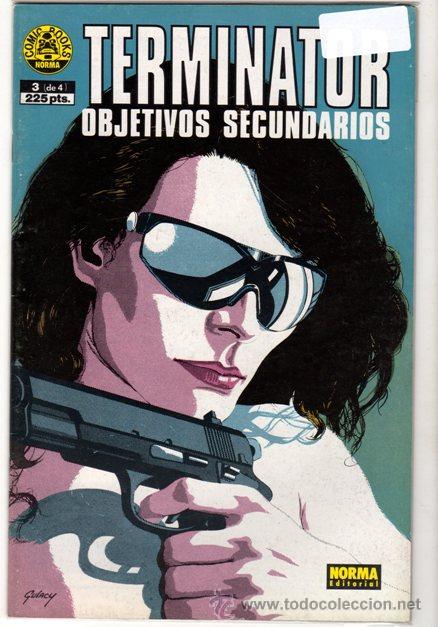 C&oacute;mics: TERMINATOR # 3 DE 4 - NORMA 1992 - OBJETIVOS SECUNDARIOS - EXCELENTE - Foto 1
