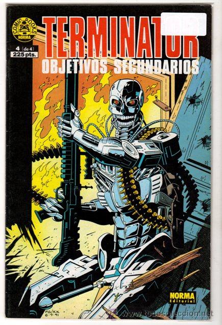 C&oacute;mics: TERMINATOR # 4 DE 4 - NORMA 1992 - OBJETIVOS SECUNDARIOS - EXCELENTE - Foto 1