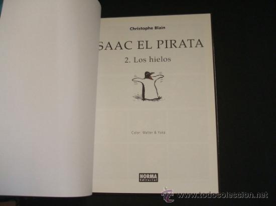 C&oacute;mics: ISAAC EL PIRATA - 2. LOS HIELOS - CHRISTOPHE BLAIN - NORMA - - Foto 2