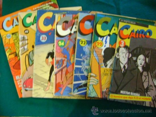 C&oacute;mics: Lote 7 n&uacute;meros Cairo: 3, 22, 23, 24, 33, 49, 62 - Foto 1