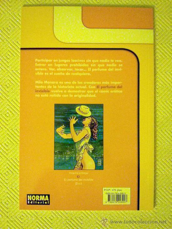 C&oacute;mics: Colecci&oacute;n Milo Manara - N. 2 - El perfume del invisible (1 de 2) - Norma - Foto 2