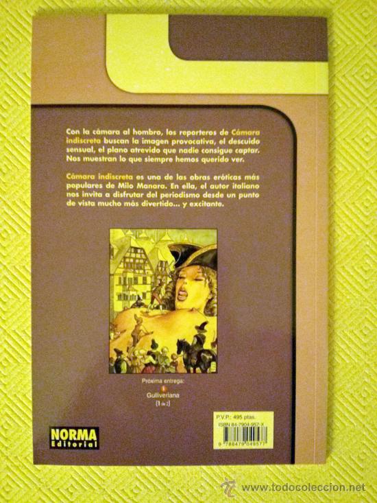 C&oacute;mics: Colecci&oacute;n Milo Manara - N. 4 - C&aacute;mara indiscreta - Norma - Foto 2