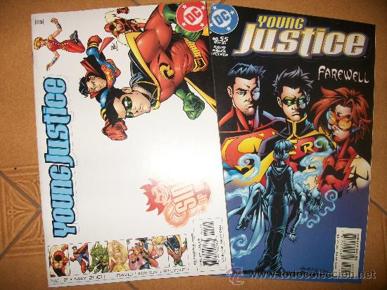 C&oacute;mics: LOTE 2 COMICS USA - YOUNG JUSTICE - DC - #2 Y #55 - INGLES - Foto 1