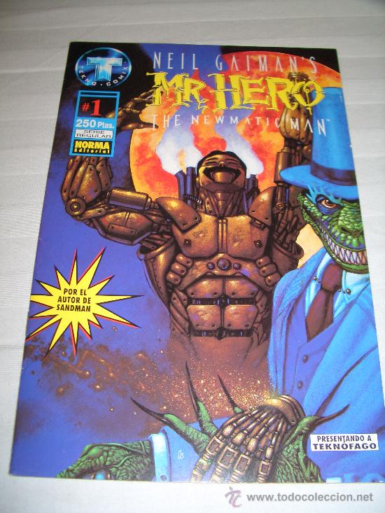 C&oacute;mics: NEIL GAIMANS MR. HERO THE NEUMATIC MAN #1 (NORMA) - Foto 1