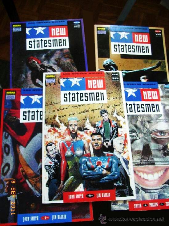 C&oacute;mics: NEW STATESMEN. COLECCI&Oacute;N COMPLETA en 5 prestigios. - Foto 1