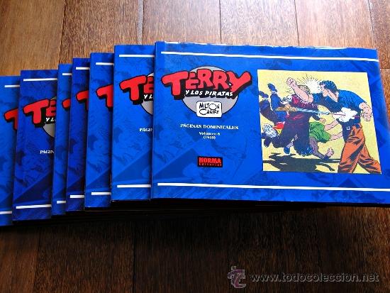 C&oacute;mics: TERRY Y LOS PIRATAS, LOTE DE 5 VOL&Uacute;MENES (DEL 6 AL 10). NORMA EDITORIAL. BARCELONA 1991