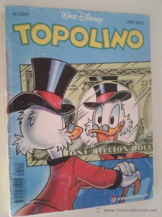 C&oacute;mics: TOPOLINO N&ordm; 2242  A&Ntilde;O 1998 - Foto 1